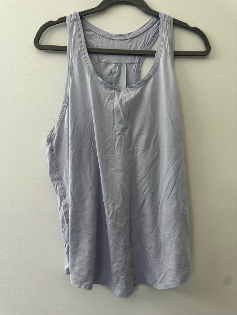 Lululemon Women’s Love Pleated Striped Racerback Tank Top - light Periwinkle